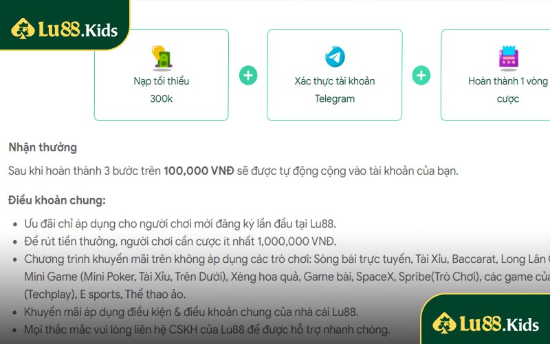 Quy định cần nhớ khi nhận khuyến mãi thành viên mới